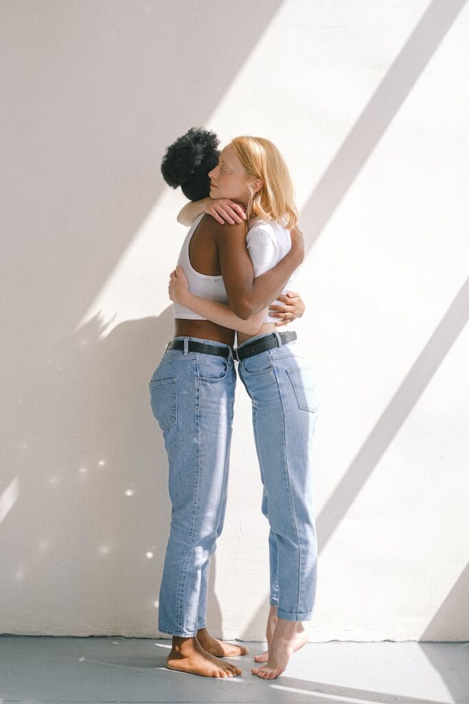 Women Hugging Each Other